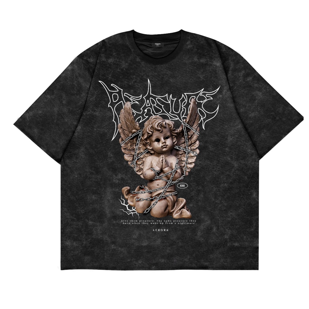 AERORA TSHIRT WASHED - PLEASURE