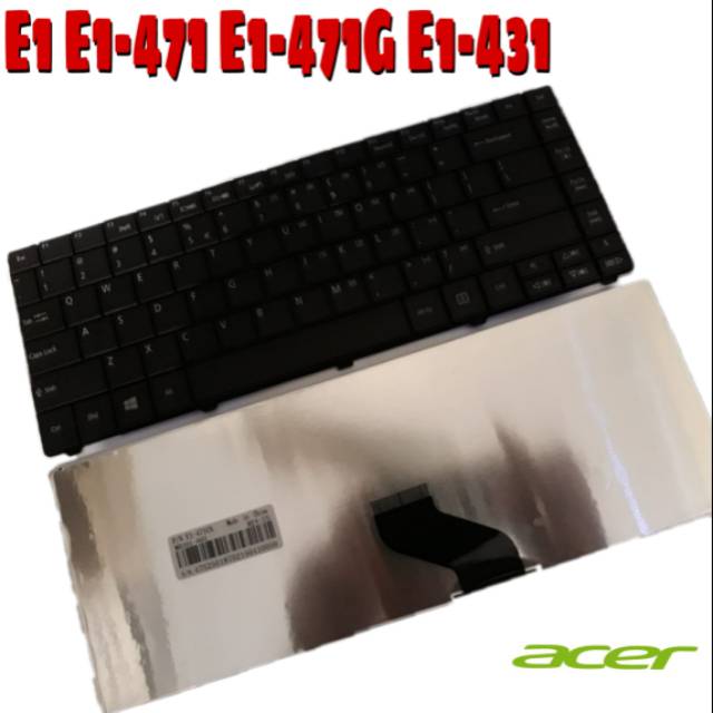 Keyboard Laptop ACER Aspire E1 E1-421 E1-431 E1-471 E1-471G Black