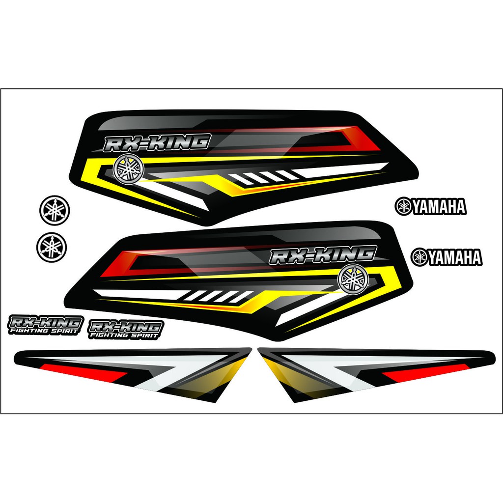 RX KING STRIPING STIKER VARIASI RACING CUSTOM
