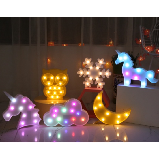 LAMPU LED KARAKTER PERLENGKAPAN DEKOR / LAMPU KAMAR TIDUR