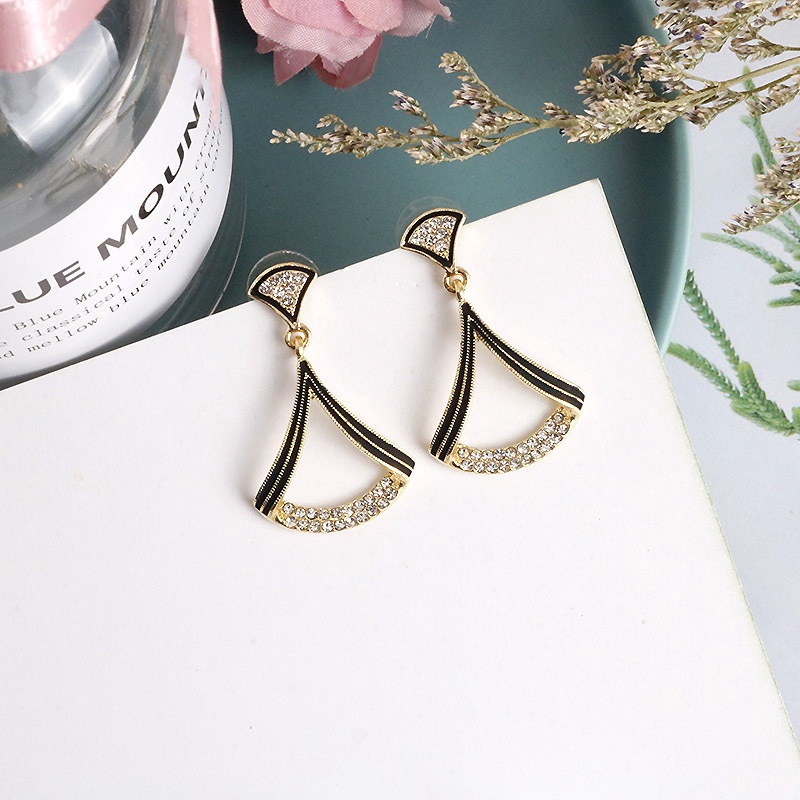 Anting 925 Silver Needle Gaya Korea Untuk Wanita