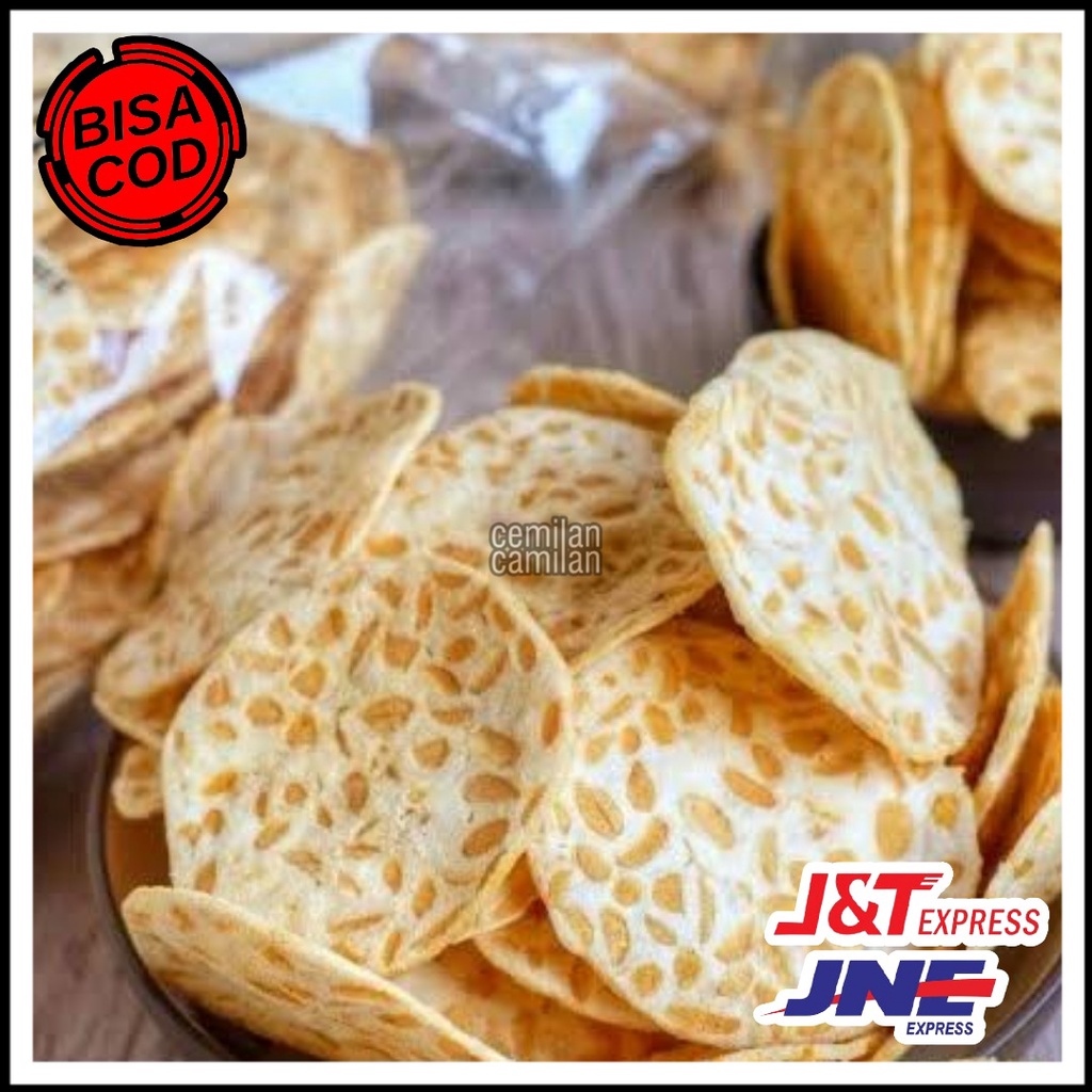 

Keripik Tempe sagu 250 Gram Snack kiloan cemilan camilan Makanan ringan jajanan jadul gurih asin