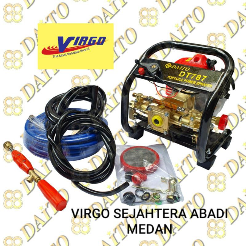 MESIN POWER SPRAYER PORTABLE DAITO DT787 / MESIN SEMPROT HAMA DAITO DT 787