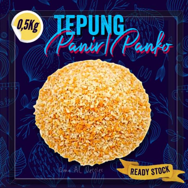 

TEPUNG PANIR/PANKO/ BREADCRUMBS PER PACK 500 GR