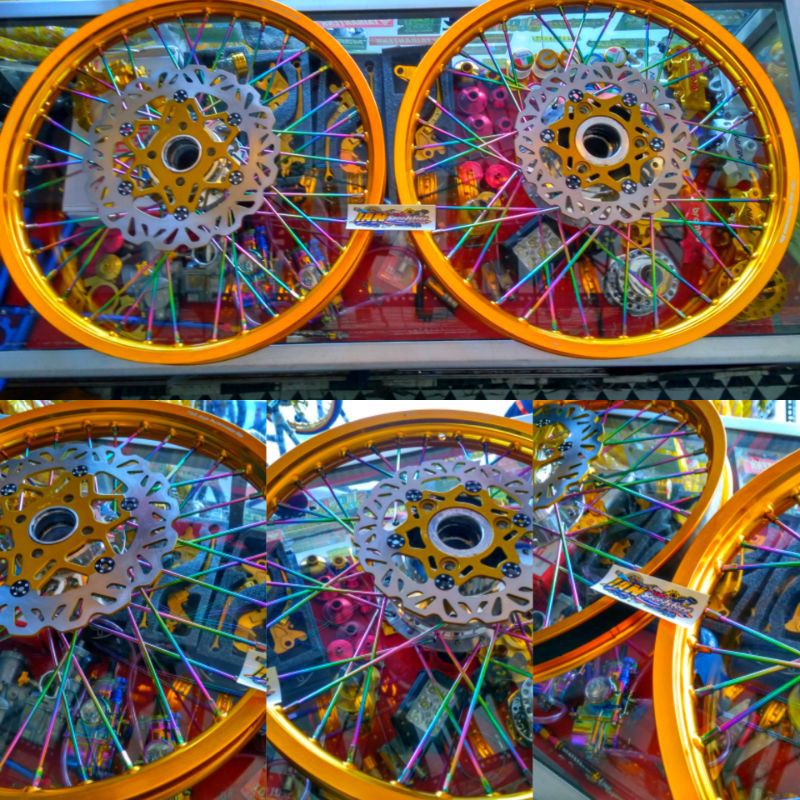 Paketan velg Satria fu+Piringan velg jinfei