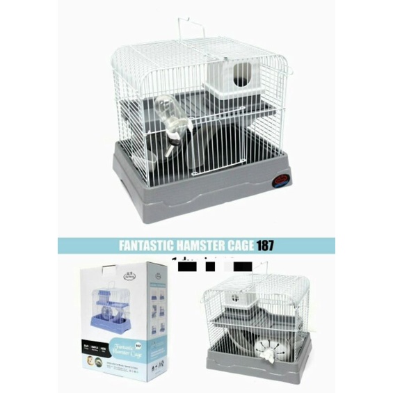 Kandang hamster 187 merk dayang ukuran 29.9 x 23 x 25,2 cm / kandang hamster