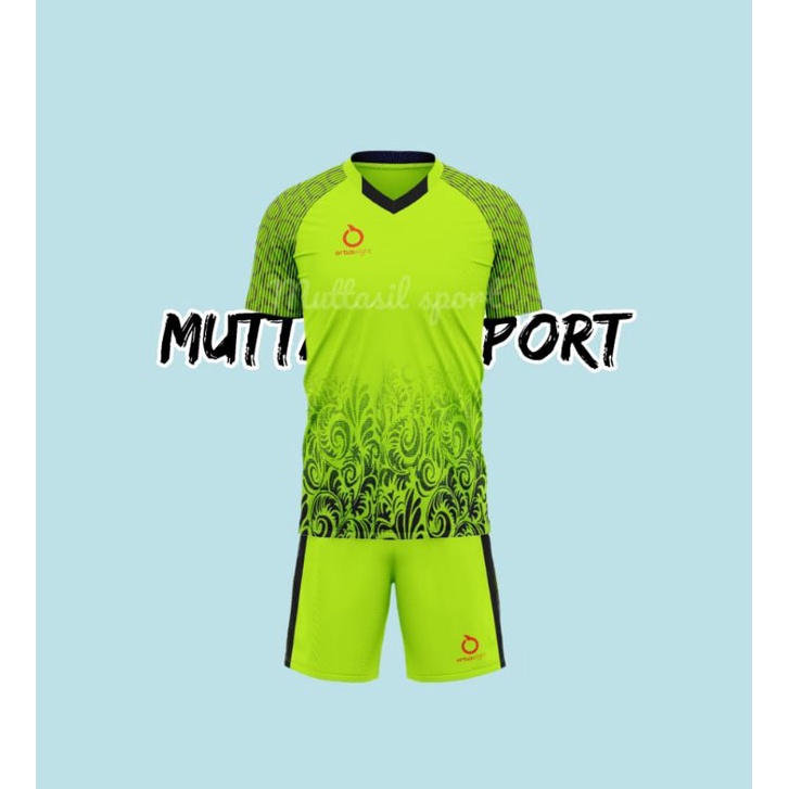 SETELAN BAJU JERSEY FUTSAL KAOS BOLA DEWASA MOTIF BATIK ORTUSEIGHT