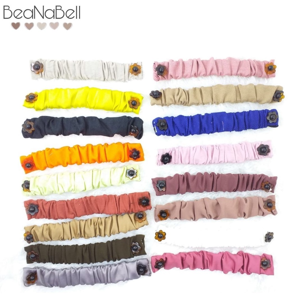 Beanabell Konektor Pengait Tali Masker Hijab Earloop Penyambung Masker Earloop Warna Polos