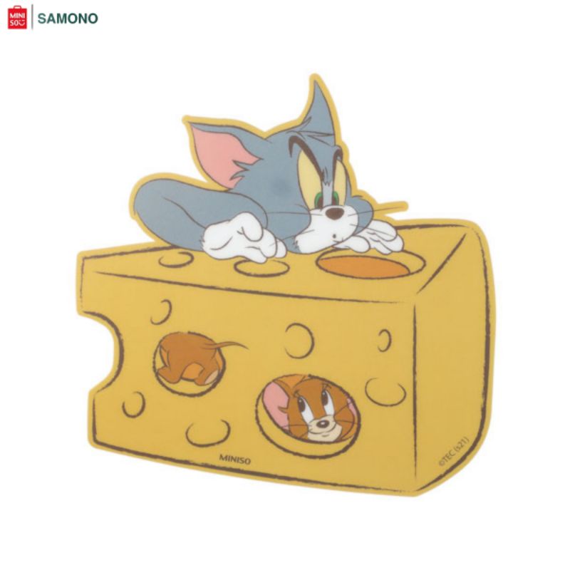 MINISO TOM & JERRY I LOVE CHEESE COLLECTION FOREIG SHAPED MOUSE PAD | ALAS MOUSE
