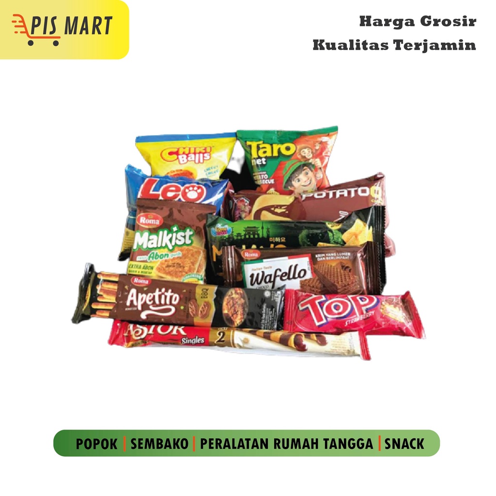 

Paket Hampers Serok Snack Viral Murah 10pcs