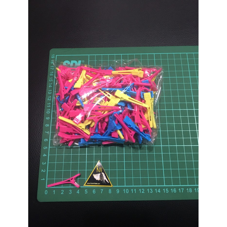 Jepit Sarang Walet Plastik kecil warna warni Isi 144 pcs /jepit walet /alat cuci sarang walet /cetak