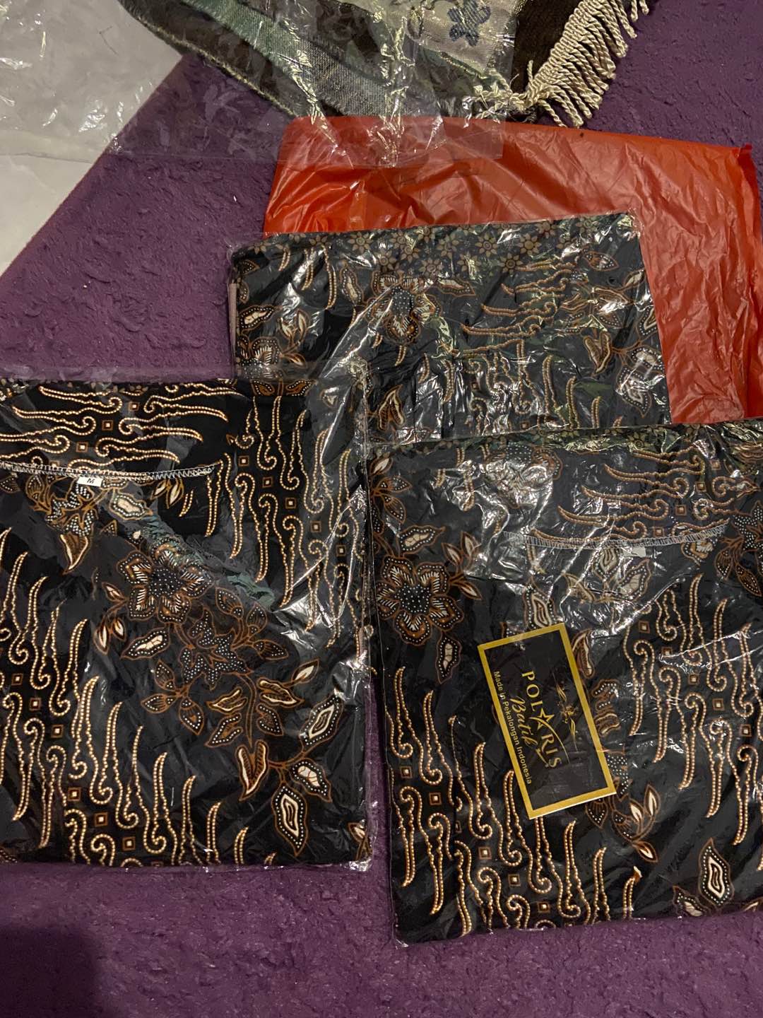 Ori Atasan Blus Batik Wanita Modern Halus Dolby Kombinasi Brokat Polos