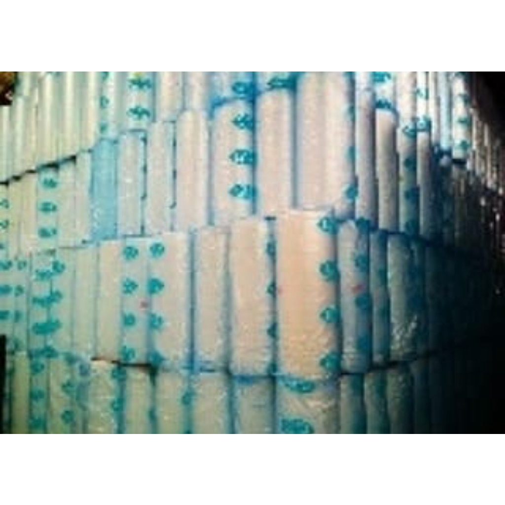 BUBBLE WRAP Roll ukuran SEDANG (0.6 m x 50 m)  warna Putih Transparant