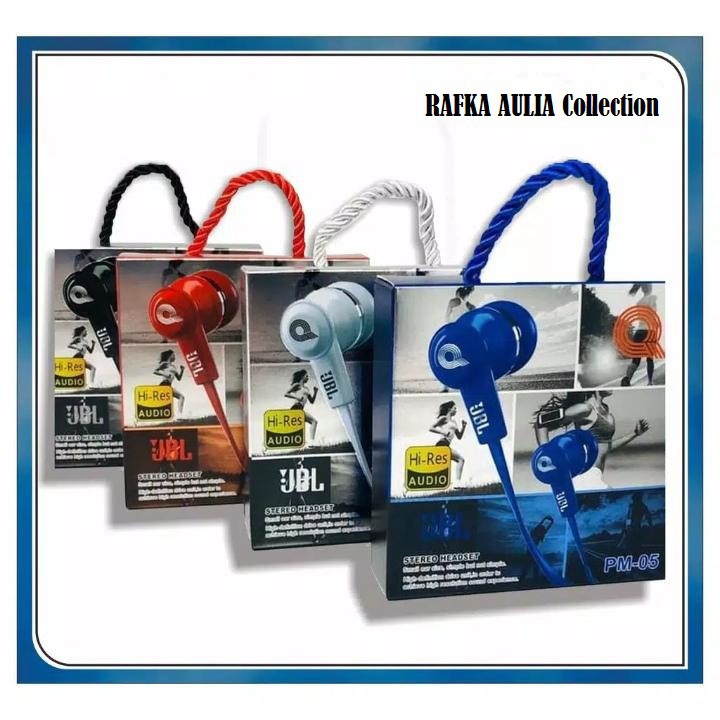 Handsfree JBL PM-05 / Earphone Wired JBL PM-05 Full Bass / Gratis Ongkir / COD.