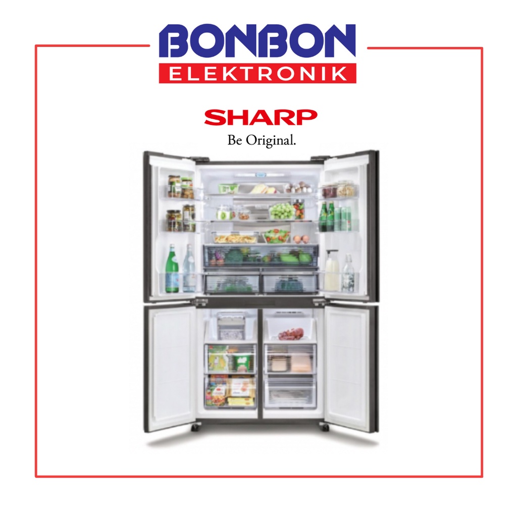 Sharp Kulkas Side By Side 4 Pintu SJ-IF85PM-DS / SJIF85PMDS