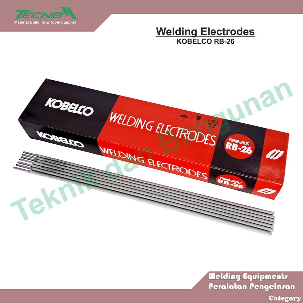 Jual Kawat Las Welding Electrodes Kobelco RB-26 2.6mm 3.2mm Per 1 Kg ...