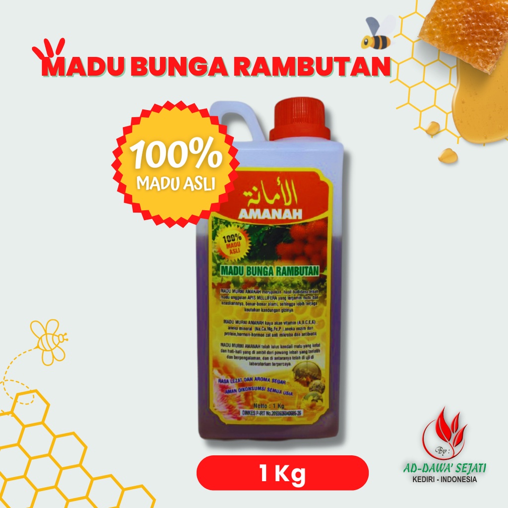

Madu Amanah | Madu Bunga Rambutan | Madu Asli | Madu Murni | Madu Bunga Rambutan 1 Kg