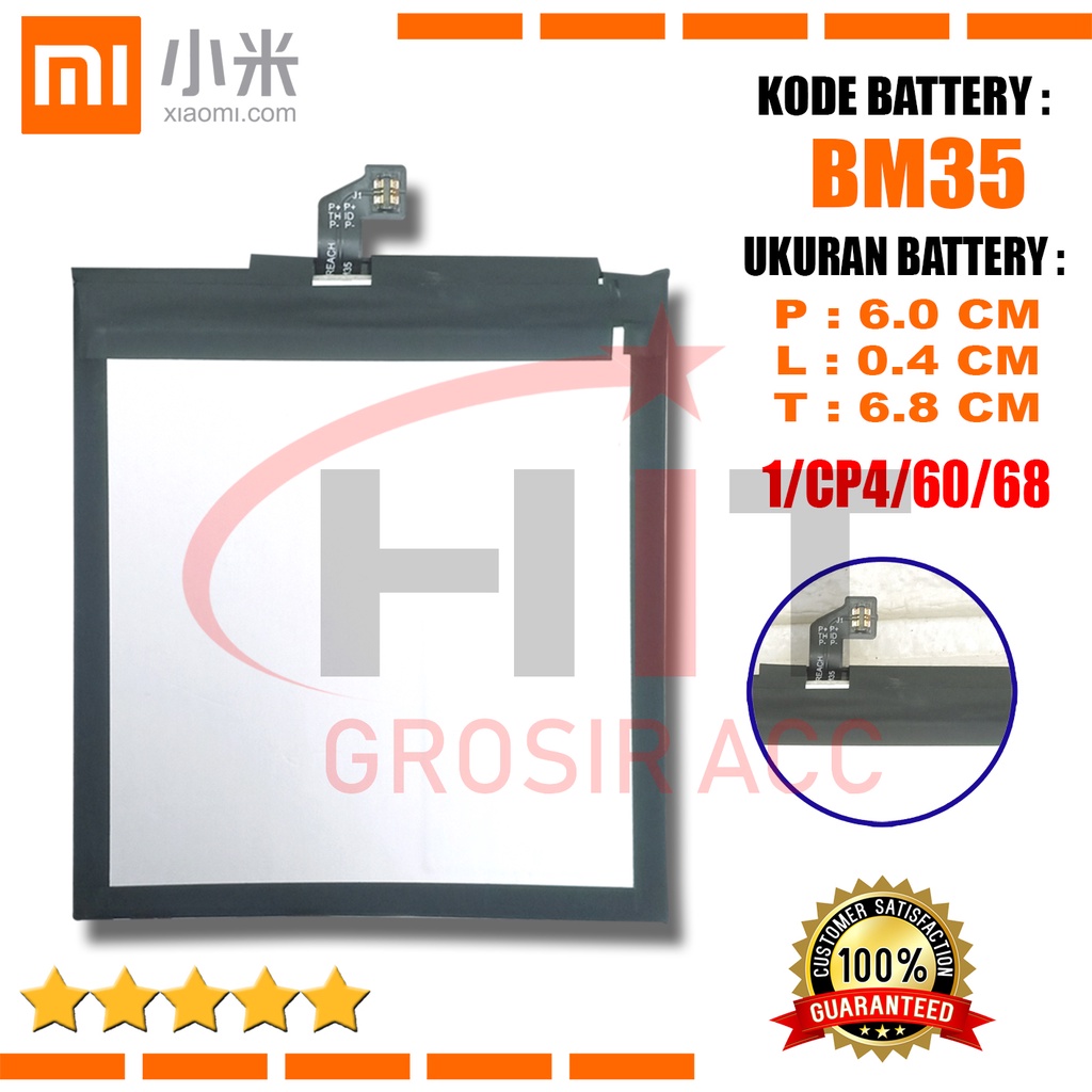 Baterai Battery Original Xiaomi MI4C MI 4C / Kode BM35