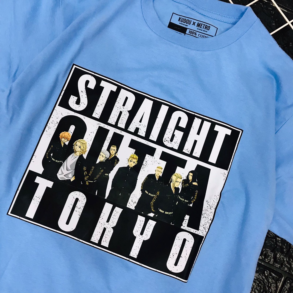 Tshirt Tokyo Manji Straight Outta Tokyo Anime Tokyo Revenger Manga Premium Unisex