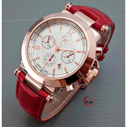 BAJ Jam Tangan Pria / Wanita GC Guess Collection Chrono Kulit Quartz Analog GC001 Import Premium GC001/ C1