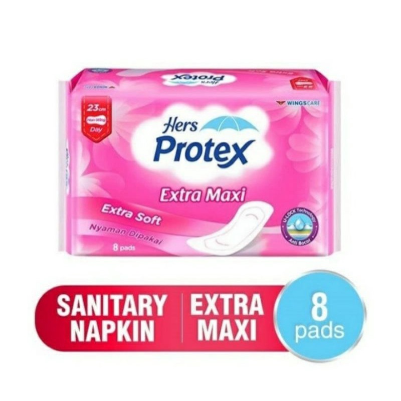 Hers Protex Extra Soft Maxi 23 cm  isi 8 pads