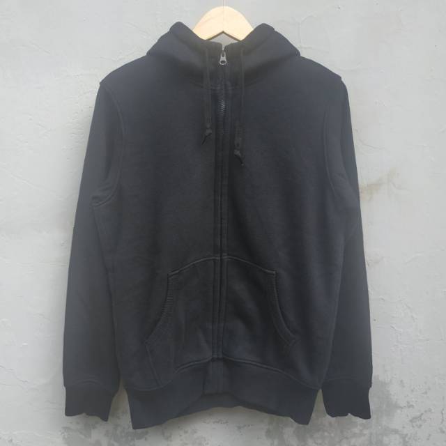 Zip Hoodie Uniqlo Sherpa - Hoodie Second
