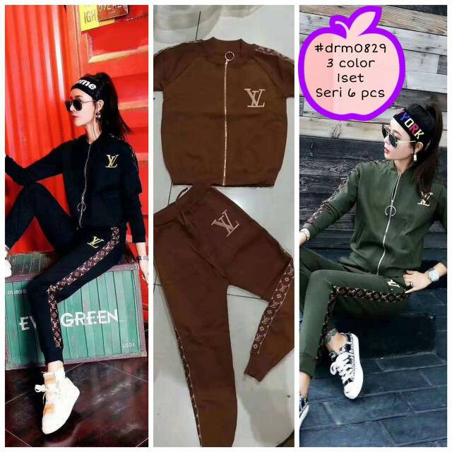 Setelan Rajut LV Premium