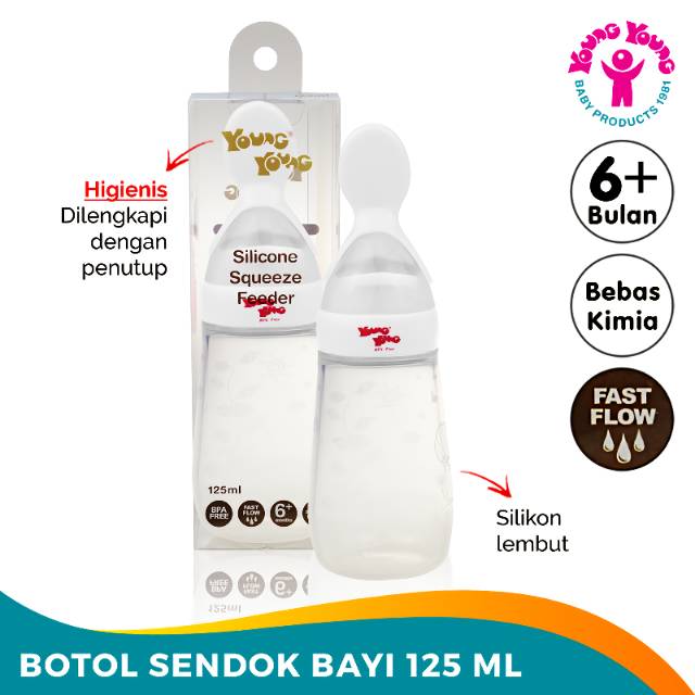 Sendok botol young young 125ml