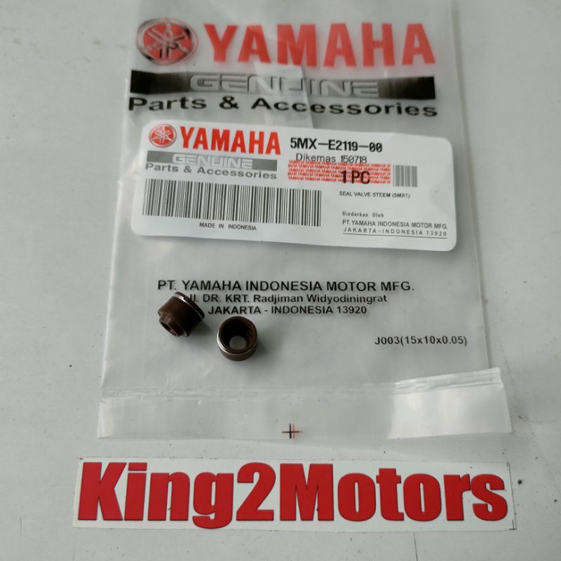 Seal sil klep Yamaha Mio Sporty Soul ori 5MX 5MX-E2119-00