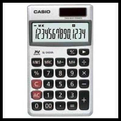 

Casio Sl-340 Va - Kalkulator Saku / Calculator Pocket Sl340Va
