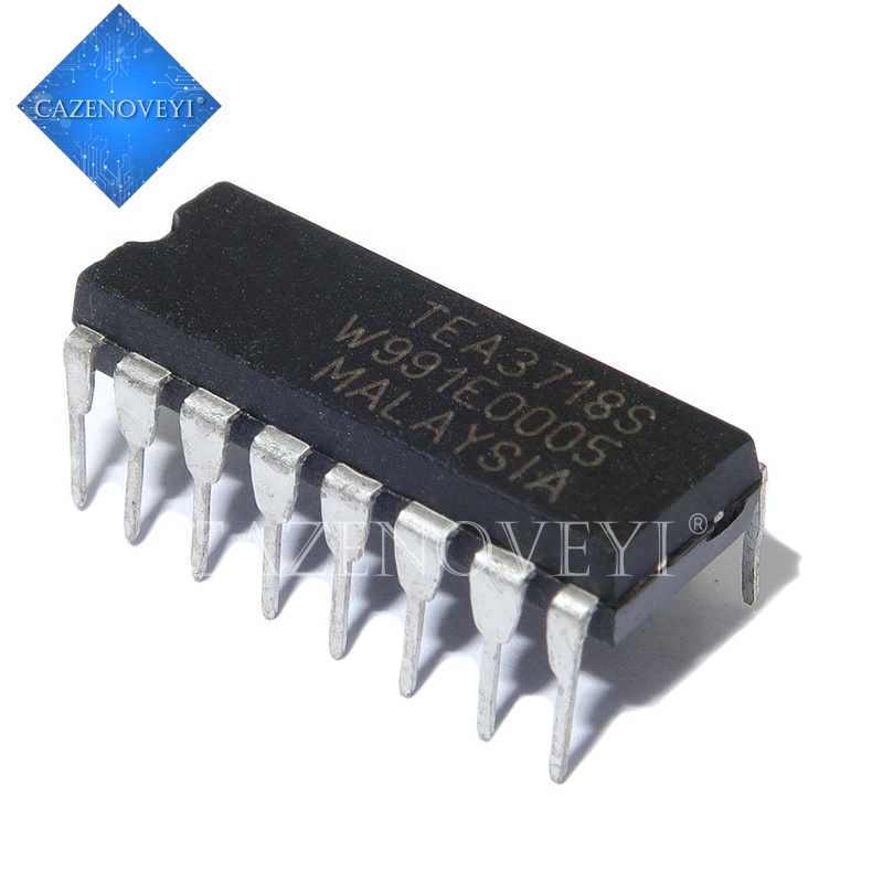 1pc / lot Sparepart Komponen Elektronik Chip TEA3718SP TEA3718S TEA3718DP TEA3718 DIP-16