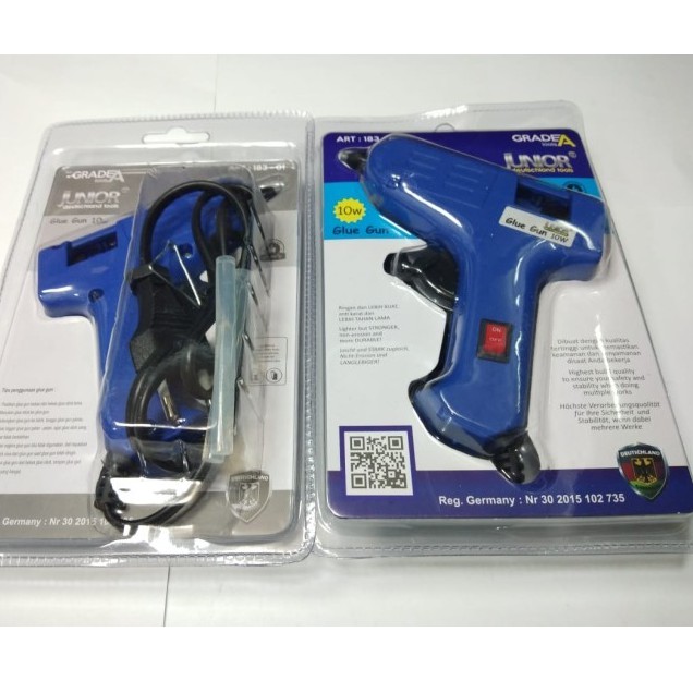 ALAT TEMBAK LEM LILIN 10W/ALAT TEMBAK KERAJINAN TANGAN/ALAT  LEM LILIN  GLUE GUN BAKAR MELELEH