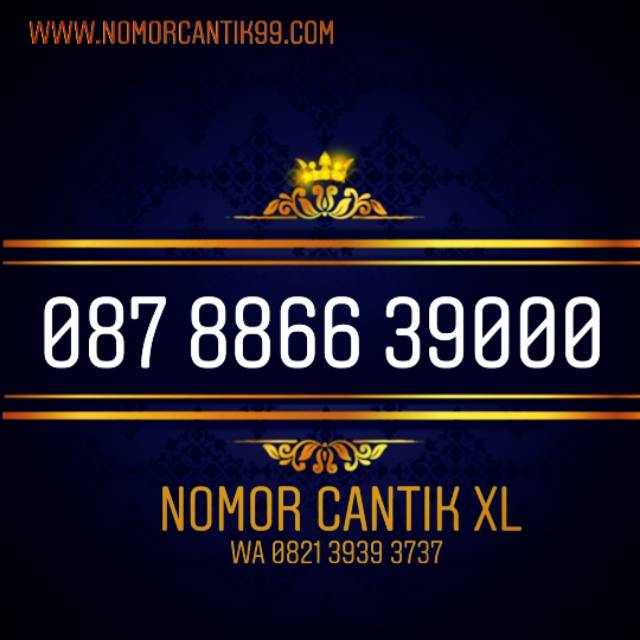 Nomor Cantik XL 0878866 39000 - XL Triple 000 XL ribuan XL 9000 - Nomer Cantik XL Triple 000