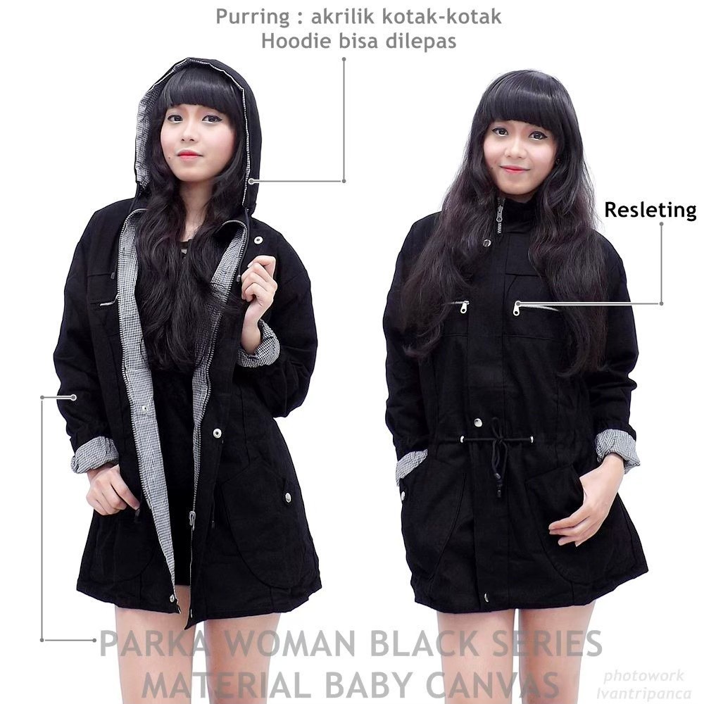 Jaket wanita - jaket parka cewek / jaket parka wanita jumbo / jaket gunung wanita / jaket parka / jaket korea wanita