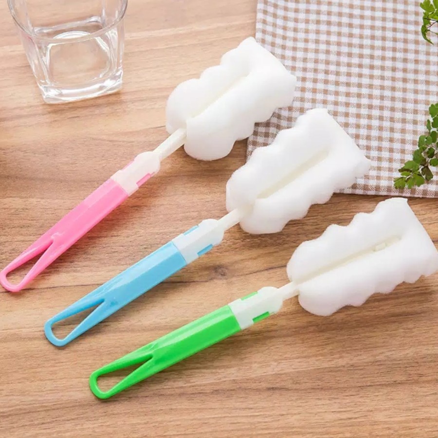 Pembersih Botol Susu Spon Cuci Botol Minum Sponge Cleaning Brush