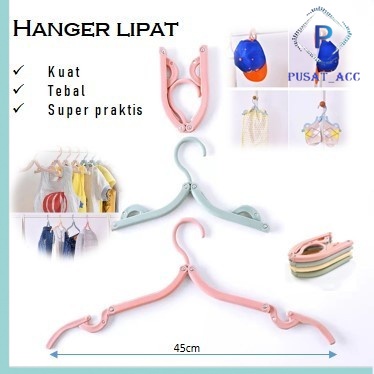 HL21 - Portable Hanger Lipat Jemuran Baju