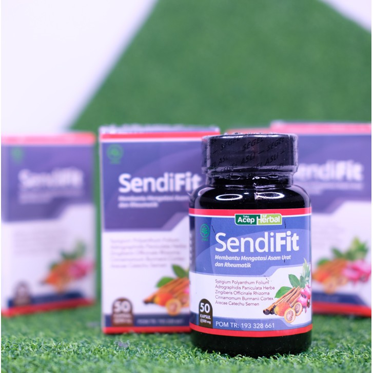 SendiFit Acep Herbal - Suplemen Alami Untuk Kesehatan Sendi & Tulang - 100% Aman Untuk Semua Usia