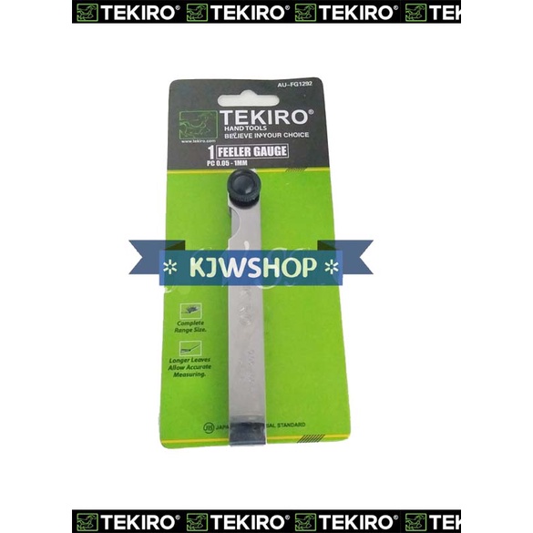 Feeler Gauge TEKIRO Set Blades Fuller Gauge Fuler TEKIRO Set Puller Blade Kunci Stel Feller 13pcs 13
