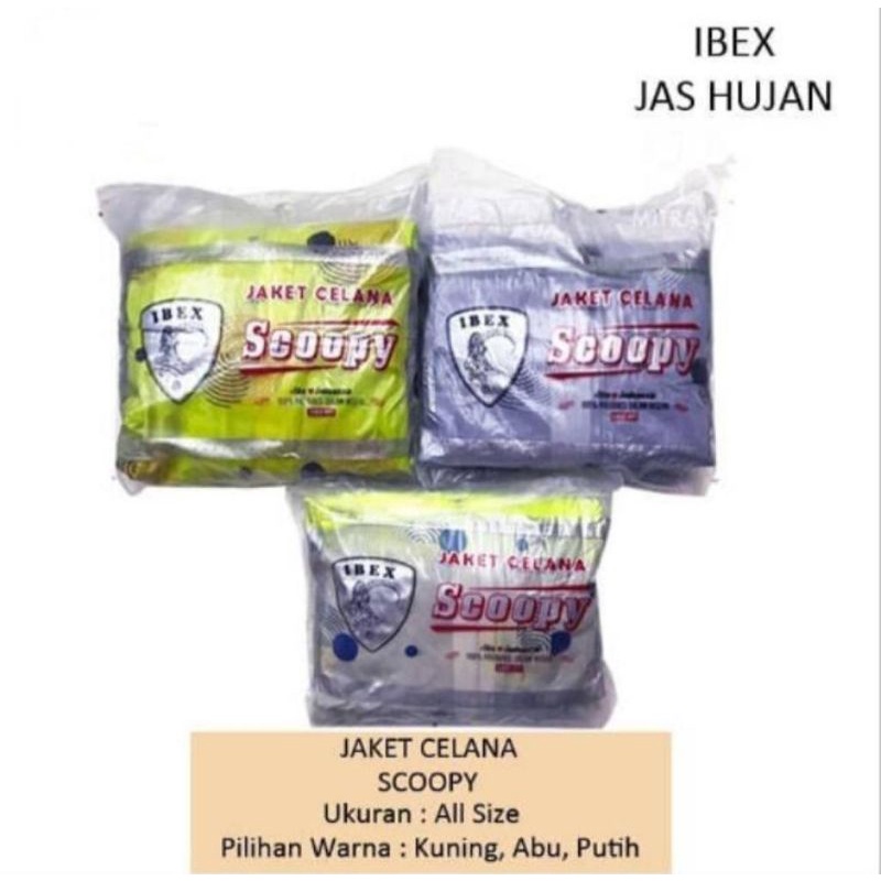 Jas Hujan  IBEX SCOOPY