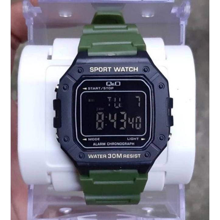 Jam Tangan QQ Digital Led Jam Tangan Rubber Sporty Terlaris