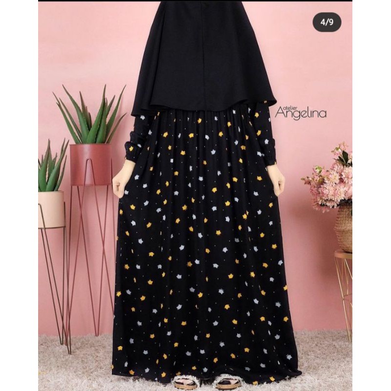 SARAH DRESS Cat Head Black AtelierAngelina