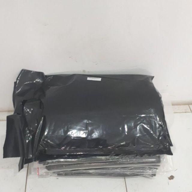 Plastik Kantong Zipper Ziplock Klip Ziplock Bag Plong - Hitam 30 X 45