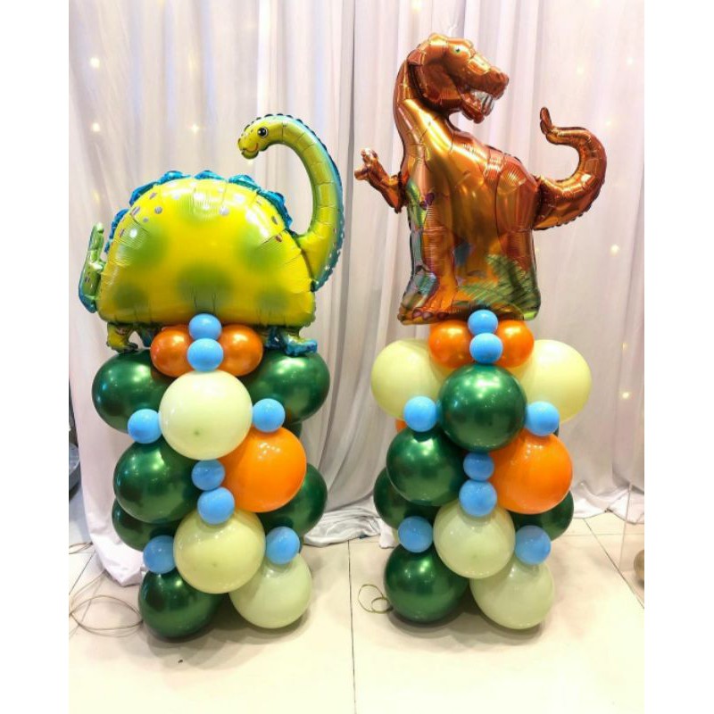 Jual BalonDekor BD030 Paket Dekor Balon Standing Dinosaurus / balon