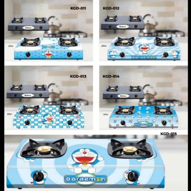 STIKER KOMPOR GAS 2 TUNGKU MURAH/STIKER KOMPOR KARAKTER