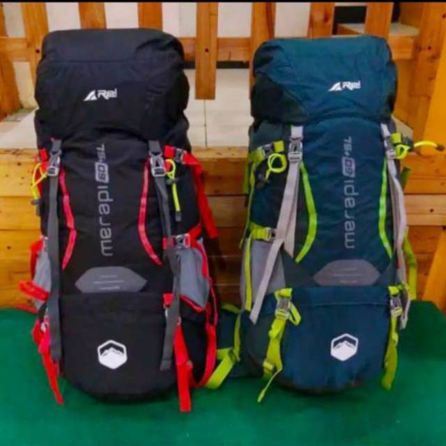 REI Tas Gunung Rei Merapi 60+5L Tas Carrier Rei Merapi