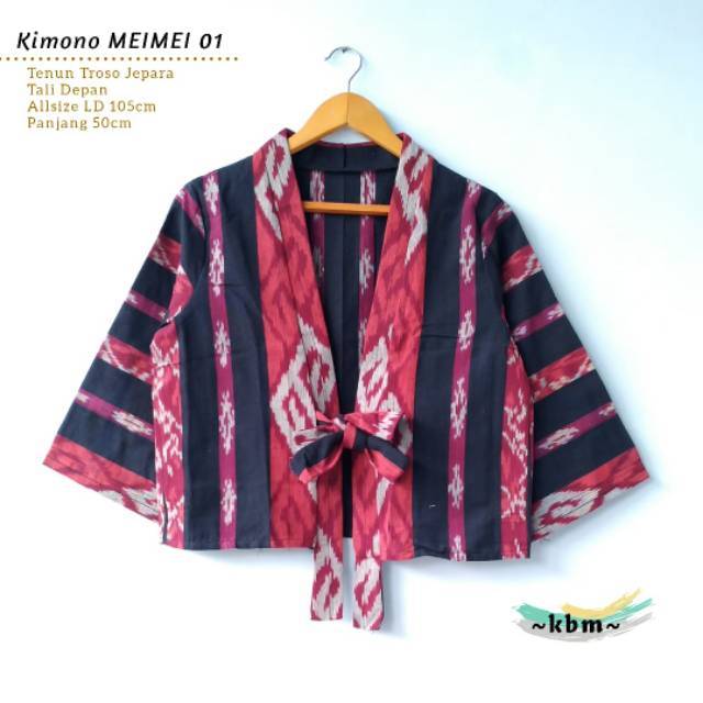 Kimono mei mei ori tenun troso