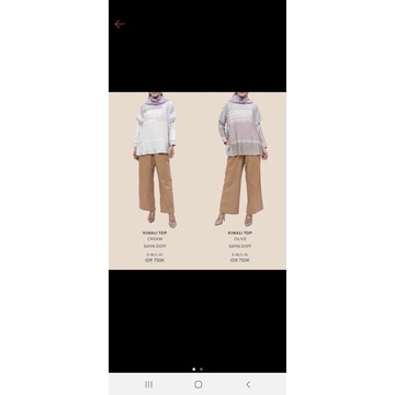 preloved kinali top ria miranda nagari