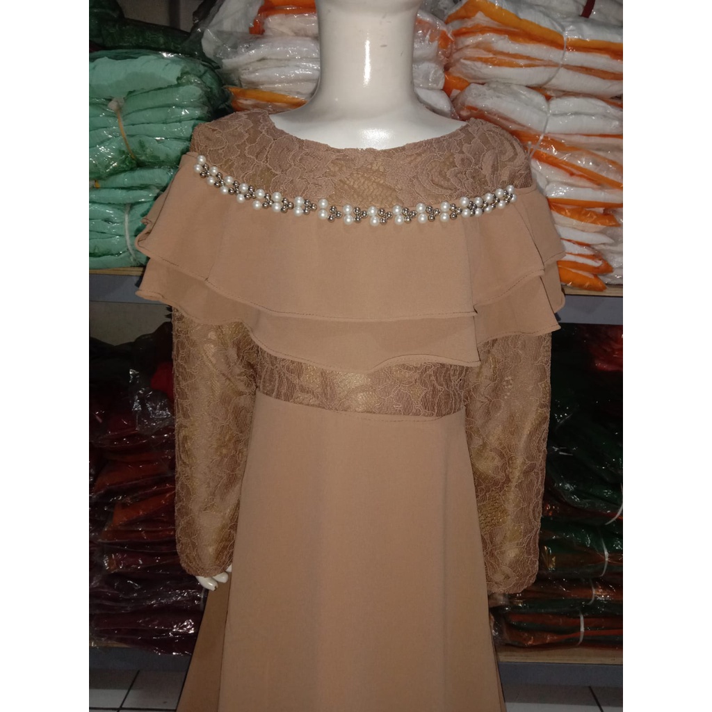 407#longdres muslim/ baju dres anak pperempuan/ baju maxi anak