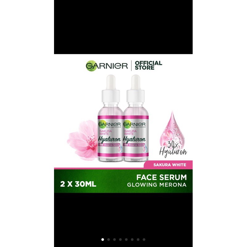 garnier sakura white serum