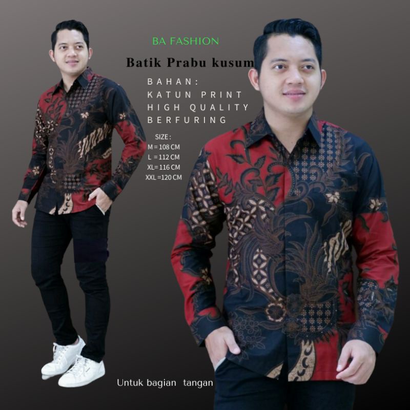 Baju kemeja Batik SOLO pria modern terbaru ori solo